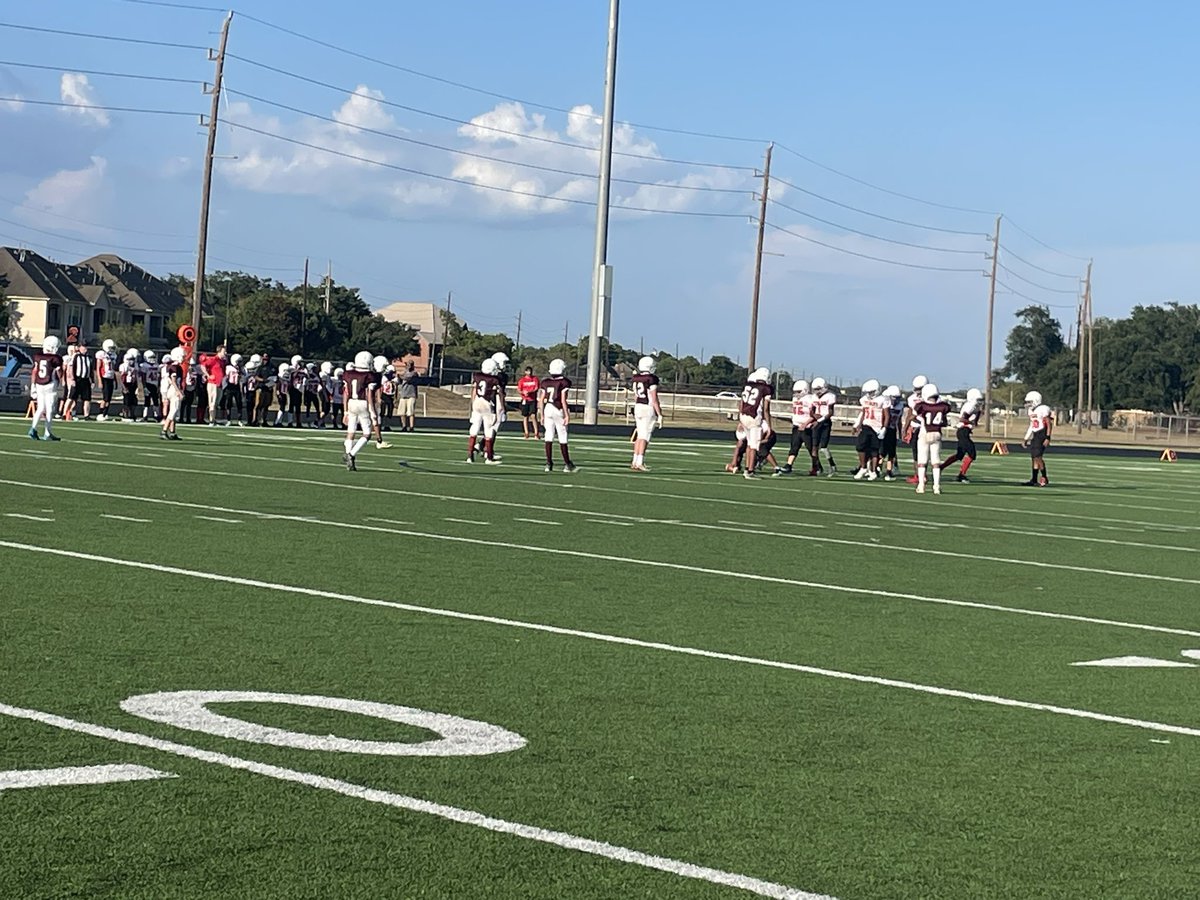 CHighFB's tweet photo. When you got your 3 feeder schools playing, you do whatever it takes to get there and support our #FutureRangers! #DivideNConquer #SplitStaffSupport https://t.co/g53yBXFm8s