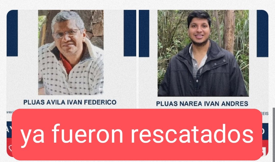 anitaga's tweet photo. Esta tarde agentes de la #Unase @PoliciaEcuador rescataron a Iván y su padre que fueron secuestrados en Samanes 6, Guayaquil. Gracias a quienes compartieron, ahora ya se encuentran con su familia y a salvo. https://t.co/oi5IGN6vAH