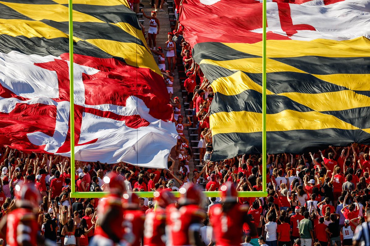 TerpsFootball's tweet photo. STUDENTS! Nearly 14K strong last week, let’s run it back Saturday! 

🎟️ https://t.co/22XcN7aNqZ https://t.co/kkc8Ft6nHO