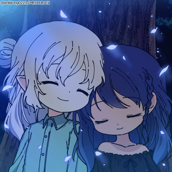 VTuberMyths's tweet photo. Showing off my bestie boyfriend @JexsamXadeln  and me in some picrews we've done so far, more to come of course. I'm so happy with my favorite person, who happened to be there all along, right by my side, as my best friend. 💙💙💙 https://t.co/jIH8wAmS5U