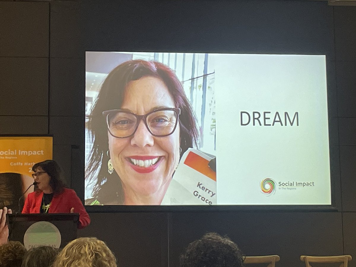 jotaylor2015's tweet photo. #socialimpactITR the indomitable Kerr Grace opens the Social Impact in the Regions Conference.   150+ leaders from regional and rural communities across Australia. “Fired Up and Ready to Go” https://t.co/XPkAmwtRKI