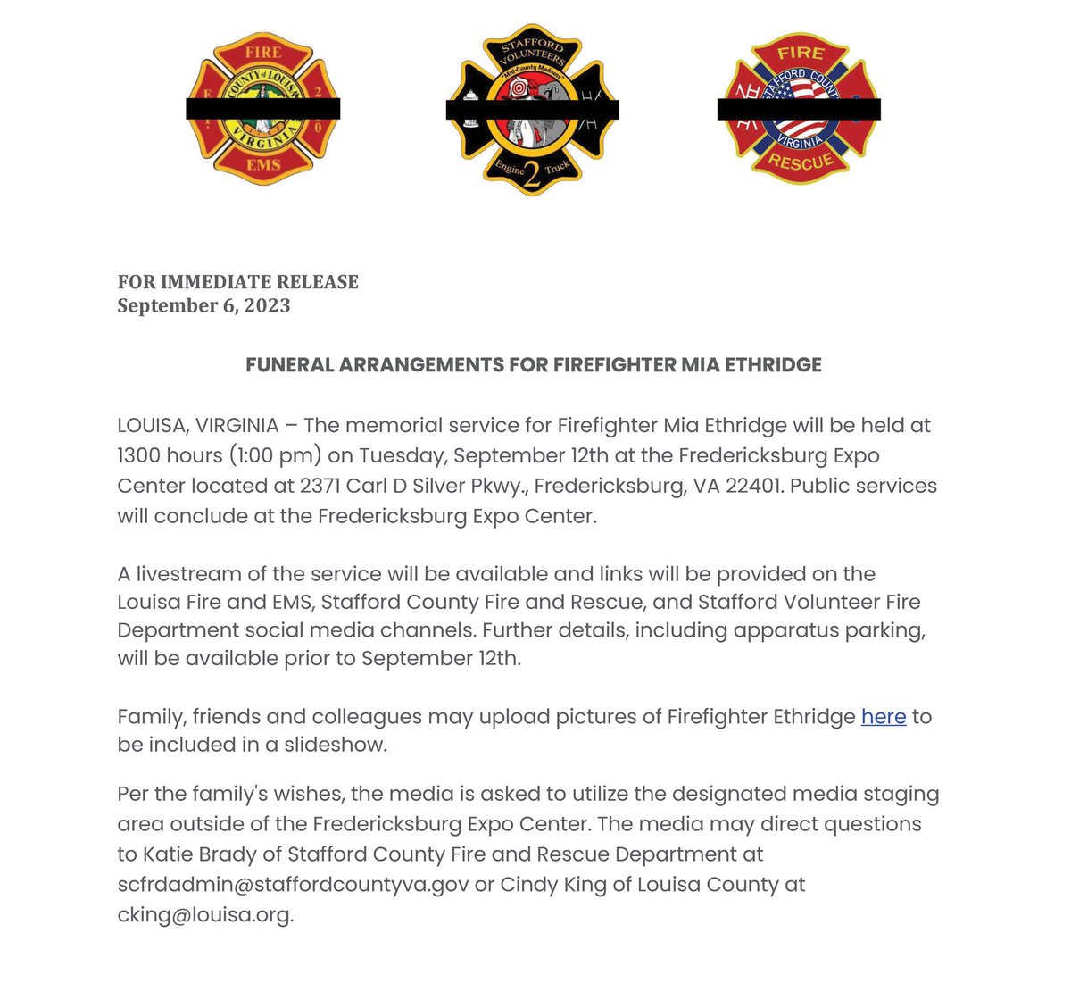 Stafford County Fire & Rescue tweet media