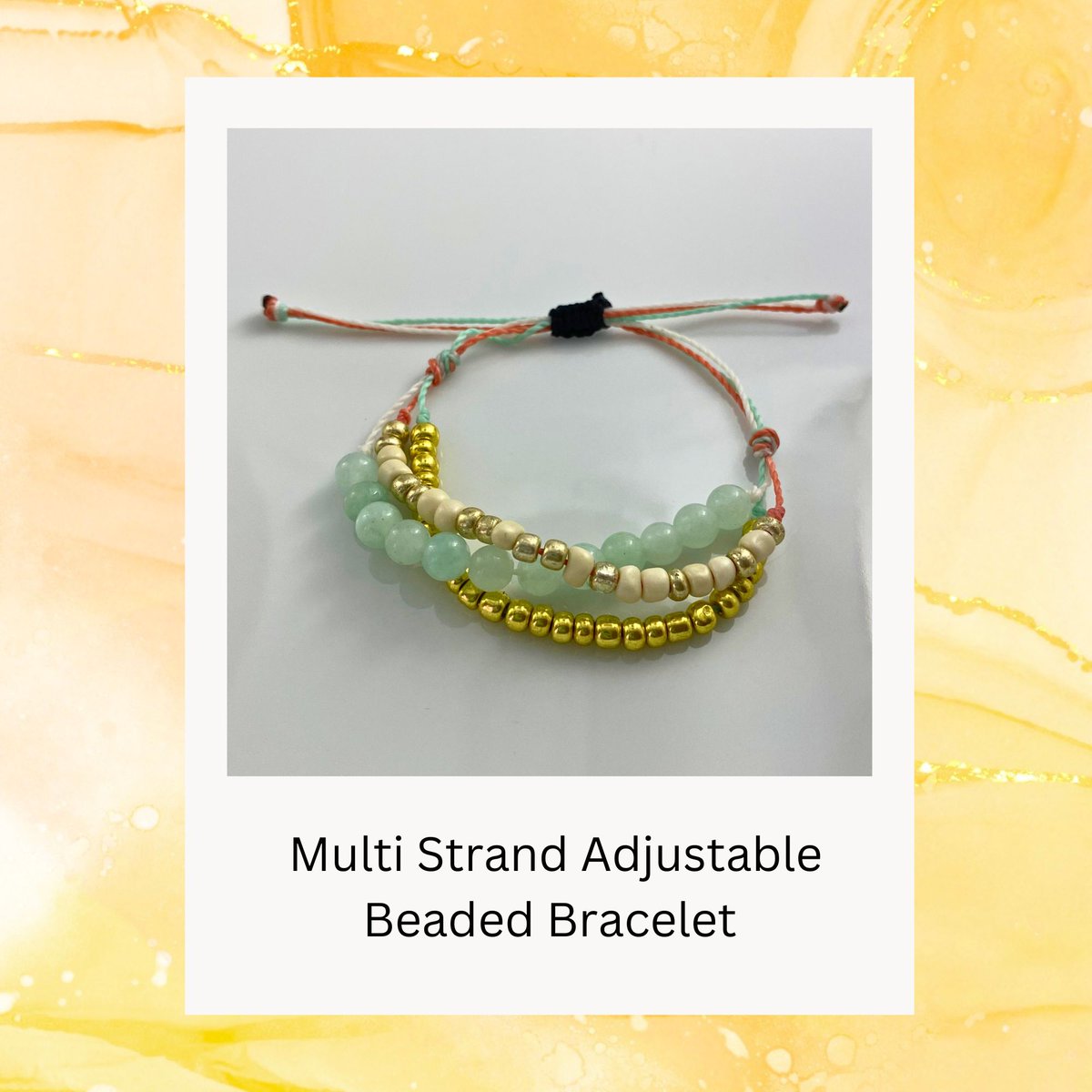 Handcrafted with love, this Adjustable Friendship Bracelet adds a touch of elegance to any outfit. ✨ Experience the beauty of Burmese Jade and Gold, a harmonious blend of nature's hues and timeless sophistication. 🌿💛
Visit us at Starfishbykristan.com

#SeedBeadBracelet