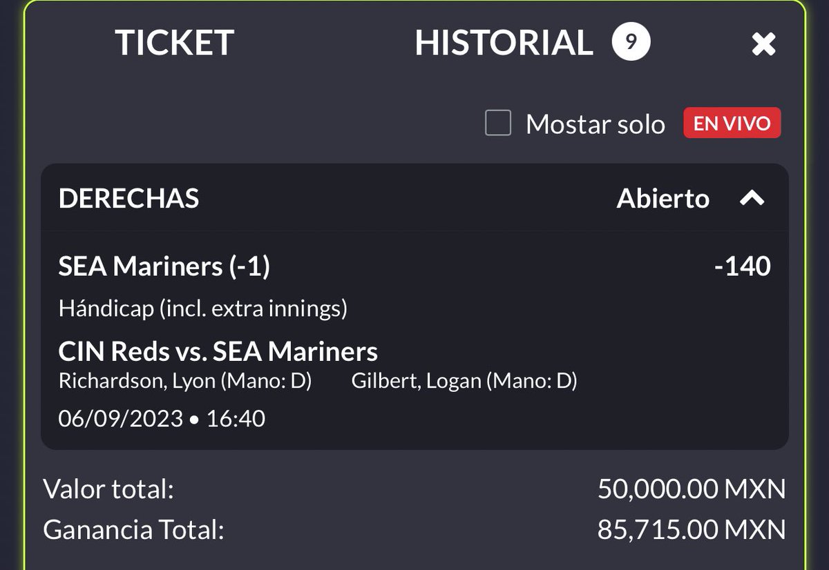 GallitoVip's tweet photo. Pick garantizado💣

Si lo ganamos voy a regalar 3,000 al azar a una cuenta que de RT y ❤️

Mariners -1 -140 #PickGarantizado https://t.co/oVHwVvzbmi
