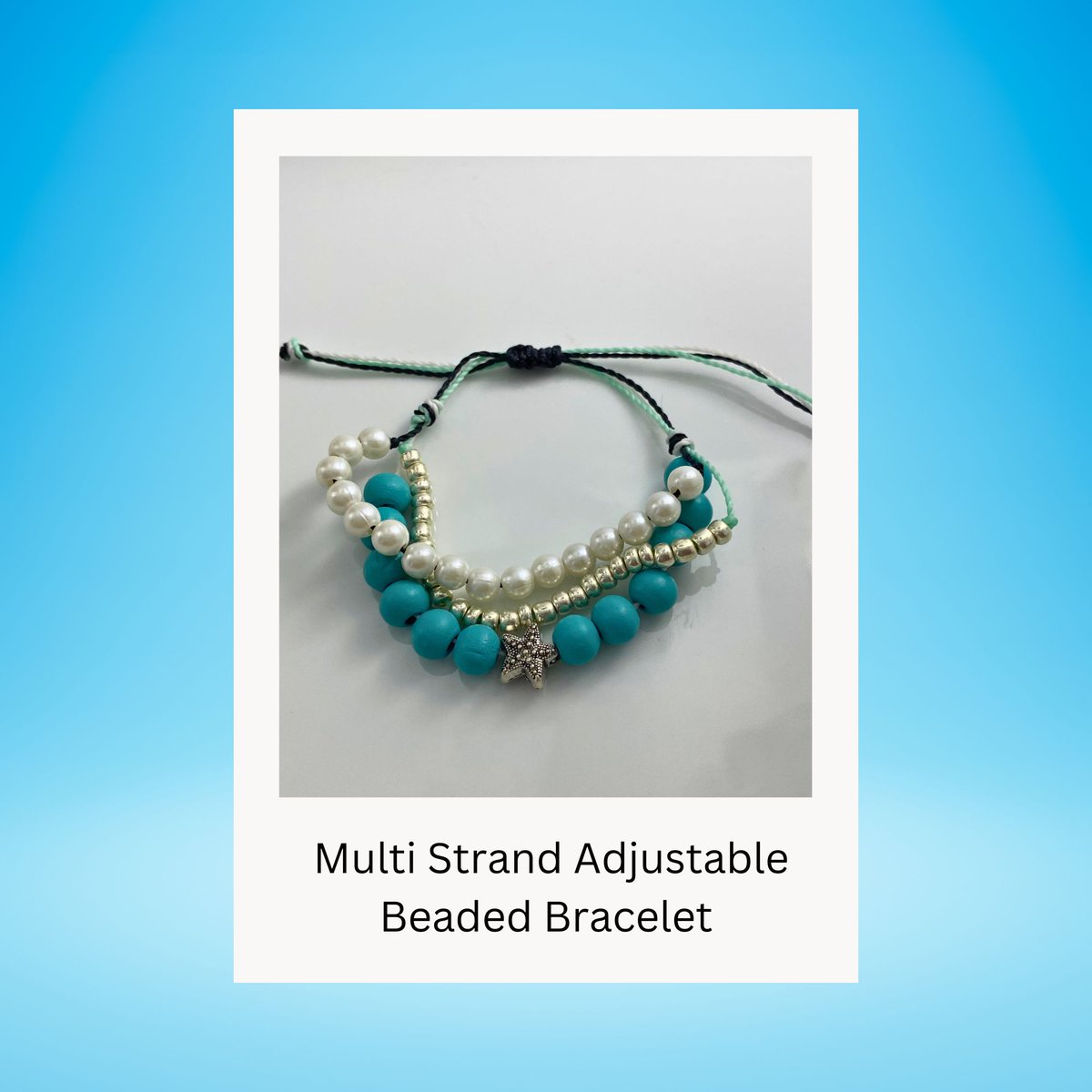 Handcrafted with love, this Adjustable Friendship Bracelet is the perfect addition to your collection.  Discover the charm of the sea with our Starfish Teal design.
Visit us at Starfishbykristan.com
#SeedBeadBracelet #AdjustableBracelet #BohoJewelry #FriendshipBracelet