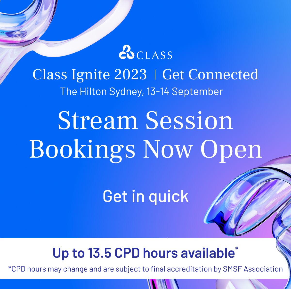 Class_Pty_Ltd's tweet photo. #ClassIgnite2023 is just around the corner and we can’t wait to see you. Bookings are now open for stream sessions so don’t miss out and book now. Don’t have your ticket yet? Register now https://t.co/rQ5l3xcT9Q https://t.co/HOKGoRXi3k