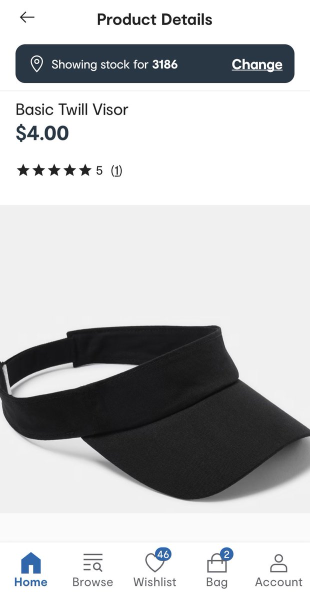 sureambeautiful's tweet photo. @Kmart_Australia error on your website!! ‘Basic Twill Visor - $4’ has a photo of the model wearing the ‘Natural Visor - $6’… False advertising.. you can thank me later https://t.co/TJFp8hsFV2