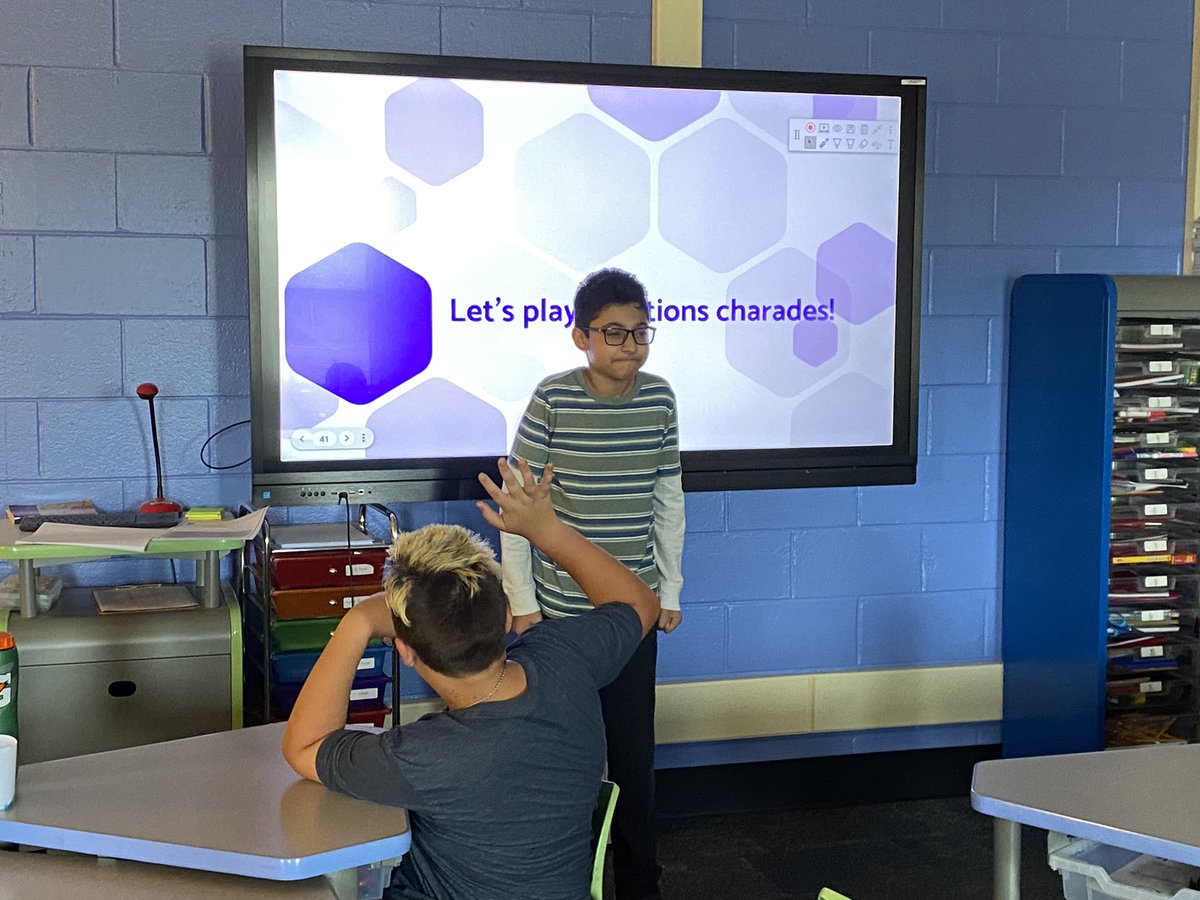 HanoverHuskies's tweet photo. What better way to practice reading body language and facial expressions than playing Emotions Charades? #HealthFun #weare54 https://t.co/fHeAGbUnRN