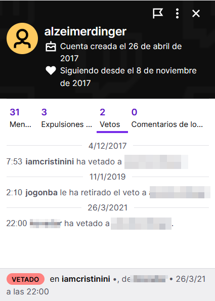 JoGonBa's tweet photo. Qué bonita prueba nos ofrece aquí un juego tan intelectual como el ajedrez de que se puede ser inteligente y ser imbécil al mismo tiempo (y encima es otro al que ya se le perdonó un baneo) #Twitch #Moderatorsbemoderating https://t.co/gIaOvjFn4U