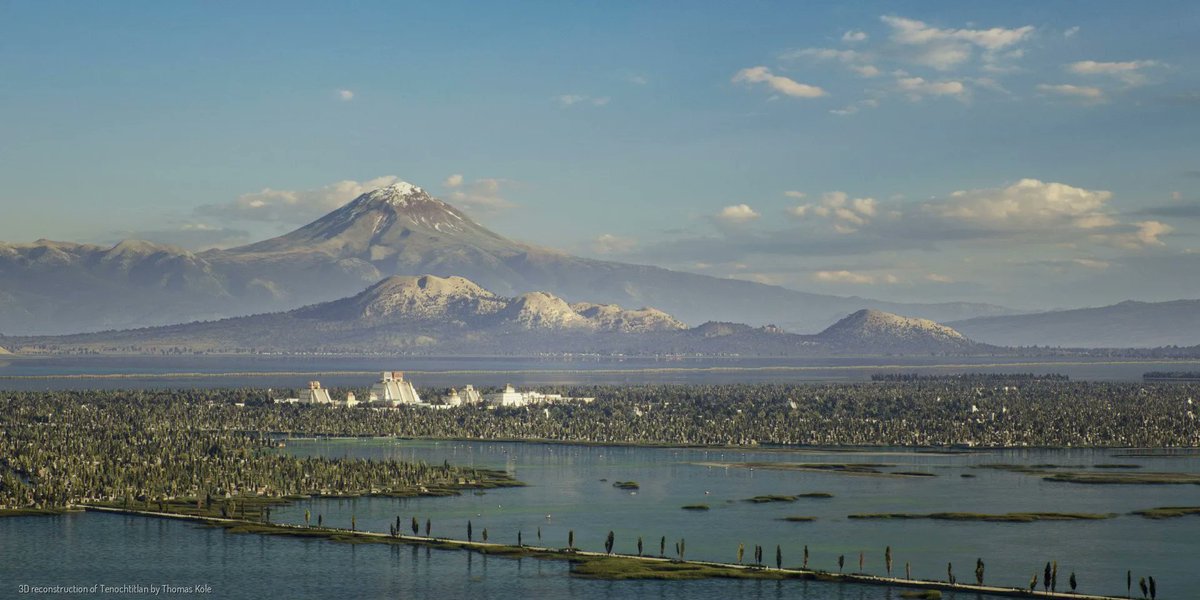 El artista Thomas Kole creó una reconstrucción 3D de Tenochtitlán cuando la ciudad se encontraba en su esplendor. Tardaron un año en concluir la maqueta.
buff.ly/3Z3O5nS