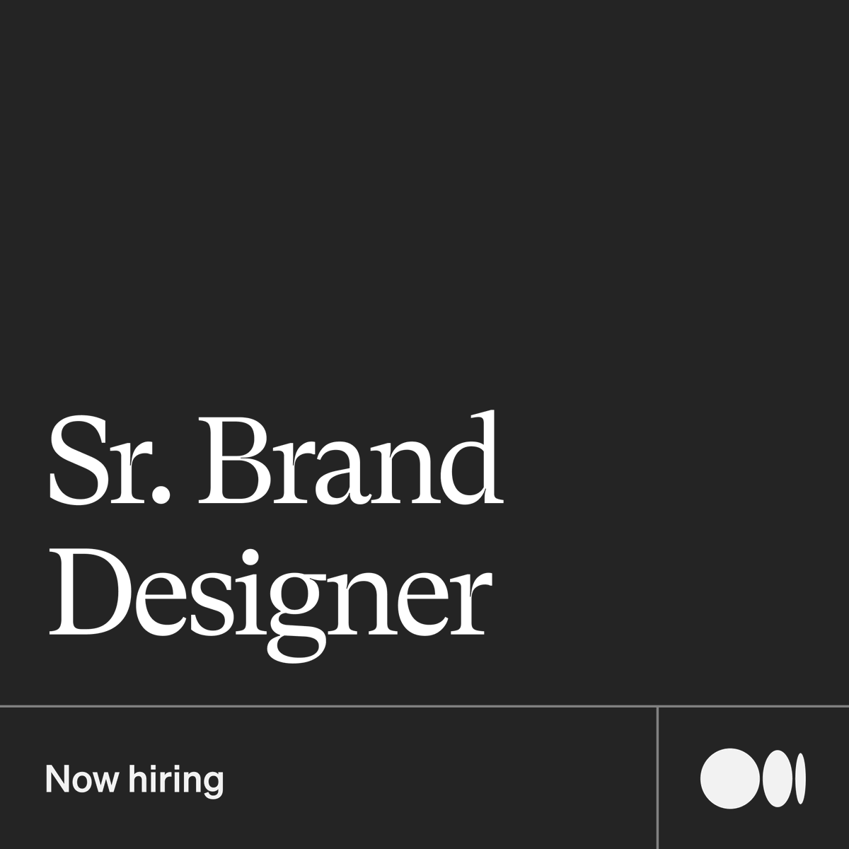 ✨ New opportunity ✨ We're looking for a brand designer to join the Medium design team. Are you excited about the power of writing? Have ideas on where to take our brand? Apply here: jobs.lever.co/medium/c13c0a4…