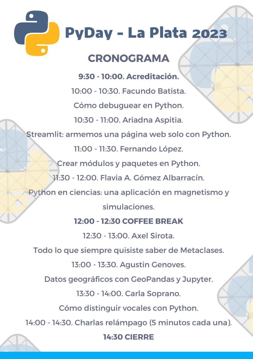 PyDay La Plata tweet media