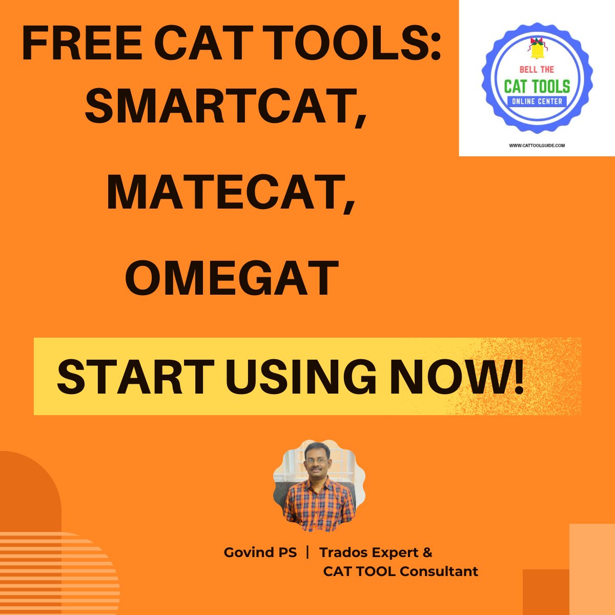 cattoolguide's tweet image. Are you a translator thinking of FREE CAT TOOLS?

Here are some free options!

Read, decide and start today!

#cattools #cattoolguide #translation #translationsoftware