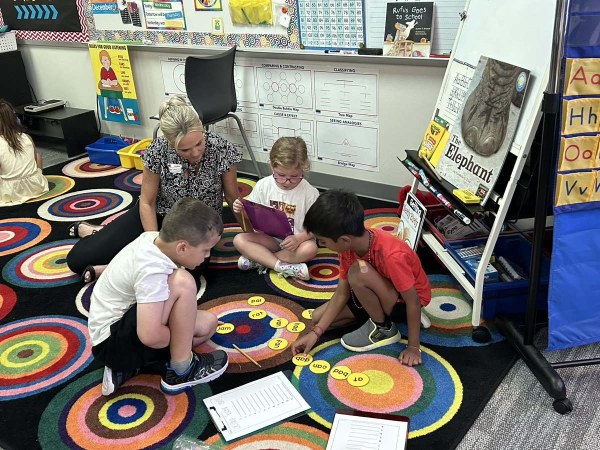 Dr. <a href="/AmberCrissey/">Dr. Amber Crissey</a>   popped by for a visit with some of our first grade crew as they rotated through literacy centers! Students were engaged and excited to show our special visitor how smart they are! #AllinAledo