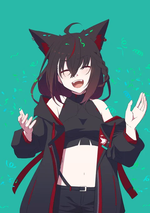 最高の笑顔助かる #絵フブキ #ホロライブヴィラン