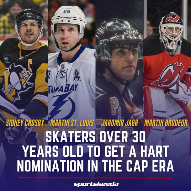 Age is just a number in hockey 🙌🏻 🏒
#NHL #SidneyCrosby #MartinStLouis #JaromirJagr #MartinBrodeur