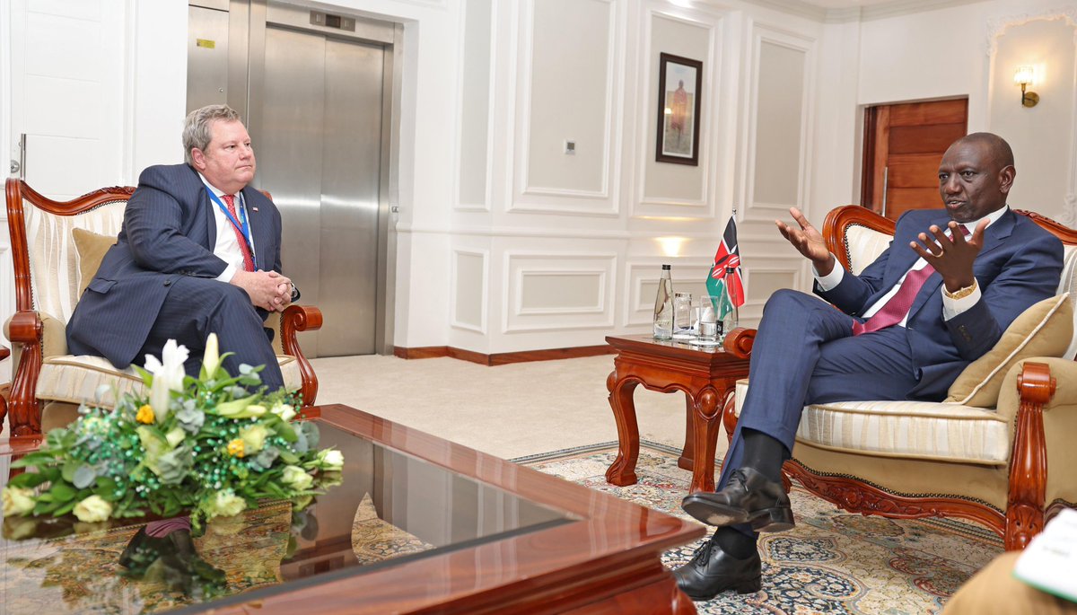 Also held consultations with US special envoy for the Horn of Africa Michael Hammer; discussed issues of mutual interest including the security in the Horn of Africa.