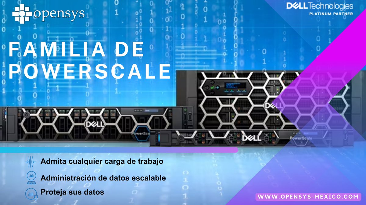 YemangoBI's tweet photo. A medida que cambia su negocio, la infraestructura debe cambiar con él. Prepárese para lo que viene con la Familia de PowerScale que le brinda almacenamiento de escalamiento horizontal listo para cualquier carga de trabajo.... https://t.co/P3Xc3T0wOL