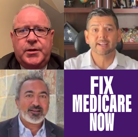 KatieOrrico's tweet photo. Thank you @RepLarryBucshon, @RepRaulRuizMD &amp; @RepBera for joining physicians from across the country tonight to discuss your efforts to reform #Medicare to ensure patients have timely access to care. #Congress must pass #HR2474. #FixMedicareNow https://t.co/S3kSVNC9RD