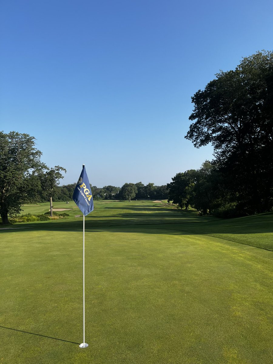 Final day of the New England PGA Championship. I’m incredibly proud of our team for the progress that’s been made the last 2 seasons and for having this place in peak shape for this week. 8 more days to hold this for the Member-Guest!