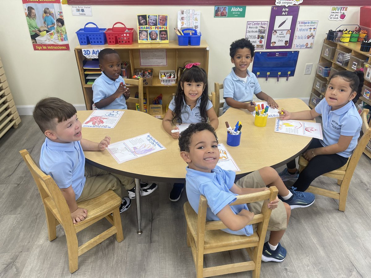 BrightToo5's tweet photo. “Preschool is a magical place where dreams begin to grow. Embrace the journey, and let your imagination flow.” Our First Day Of School in Ms. Rosa and Ms. Alina’s Class. https://t.co/9dtXrK1zoh