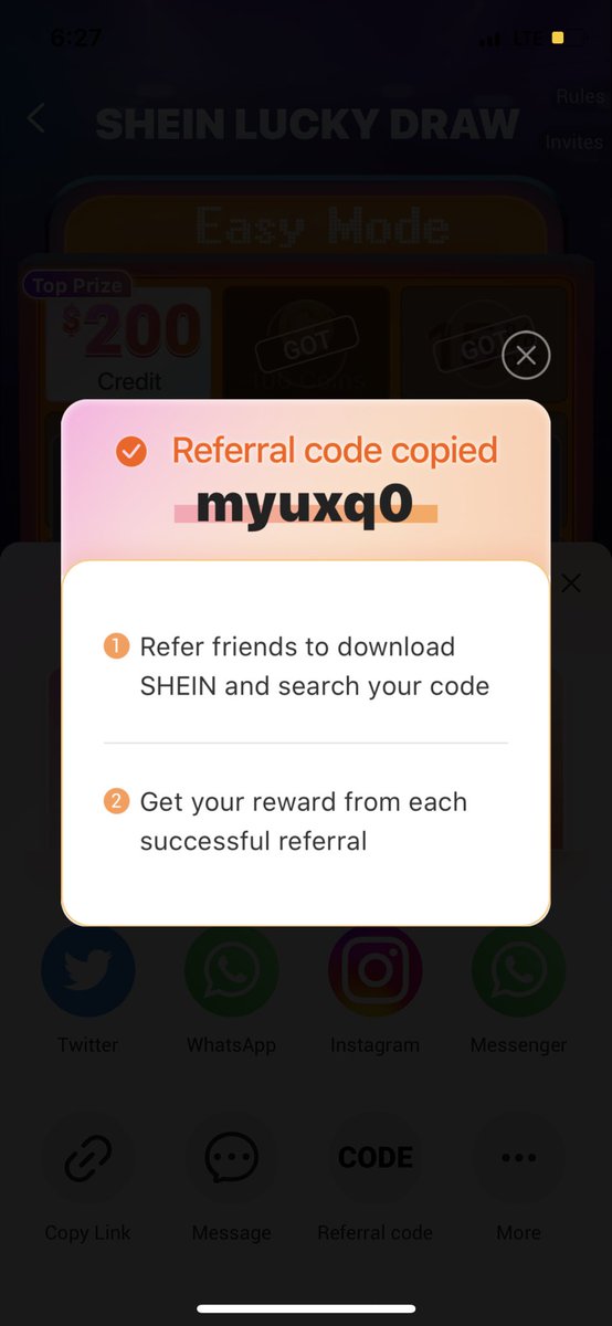 Claaauduh's tweet photo. Type my referral code in the SHEIN search bar —>  myuxq0
And win $200 or coupons on your next purchase or money https://t.co/mBBhYWYuig
