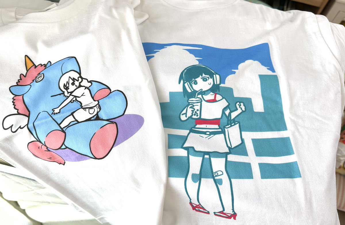 「こないだPixivファクトリーで作ってみたTシャツ届いた(^w^)もう夏も終わり」|ハズ🌟4/22OPVRフリュー本のイラスト