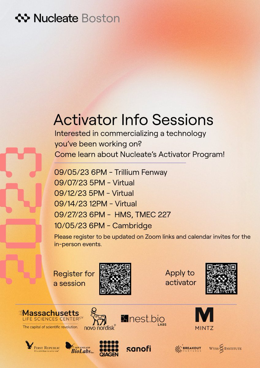 NucleateBoston's tweet photo. Do you have an idea better than bringing back ☎️ booths as #zoom booths? 
We want to see 🫵🏽 at a #activator session!! Register today! https://t.co/2Pd6hcC9Mk 
Join in on the nearest screen or come meet us at our 3 in person sessions... #techtwitter #ClimateAction #Biotechnology https://t.co/BbS29hKr9Y
