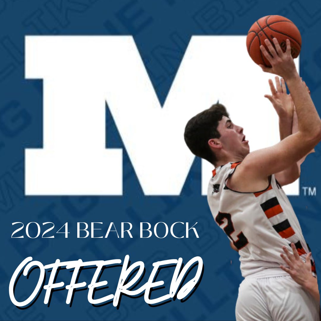 <a href="/BearBock/">Bear Bock</a> picks up an offer from <a href="/MillikinHoops/">Millikin Basketball</a> (D3) today on a visit. Congratulations kid!