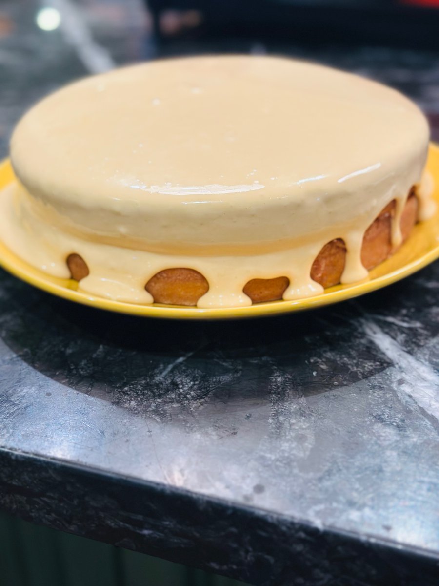 US Open on and husband made an old school caramel layer cake and I want for nothing.