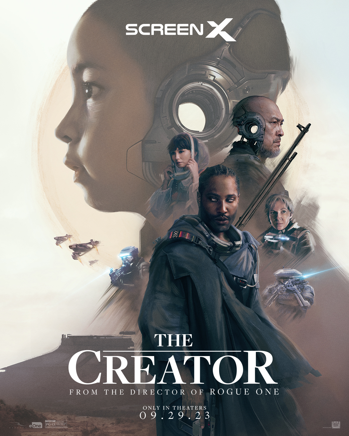 The Creator ScreenX poster op MoviePulp