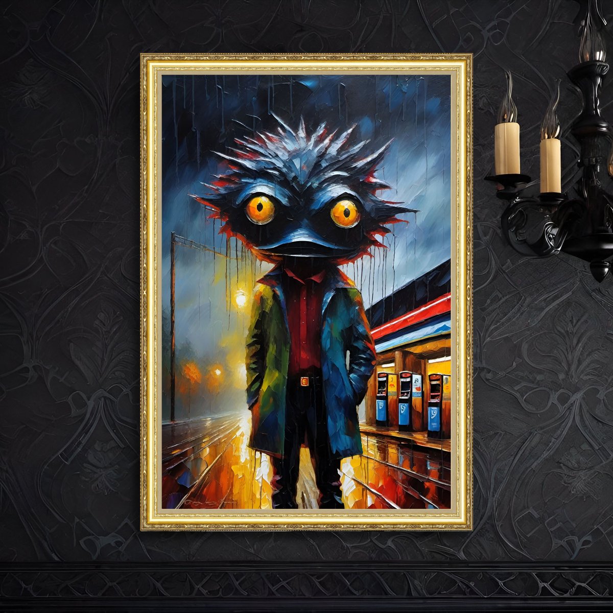 JakubDK's tweet photo. Rainy Night Shenanigans, Monster Edition, Funny Painting Print, Perfect Gift, Funny Poster
#MonsterArt #HumorousCreatures #GasStationNight #RainyNightArt #QuirkyMonsters #FunnyMonsters #HumanoidBeings #WhimsicalArt #NeonGlow #ComicalCharacters #art #gift
https://t.co/HQ1JlF0rjL https://t.co/7T0PwzD11D