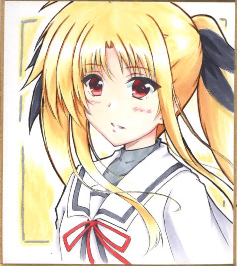 #見た人は無言で金髪を載せる 