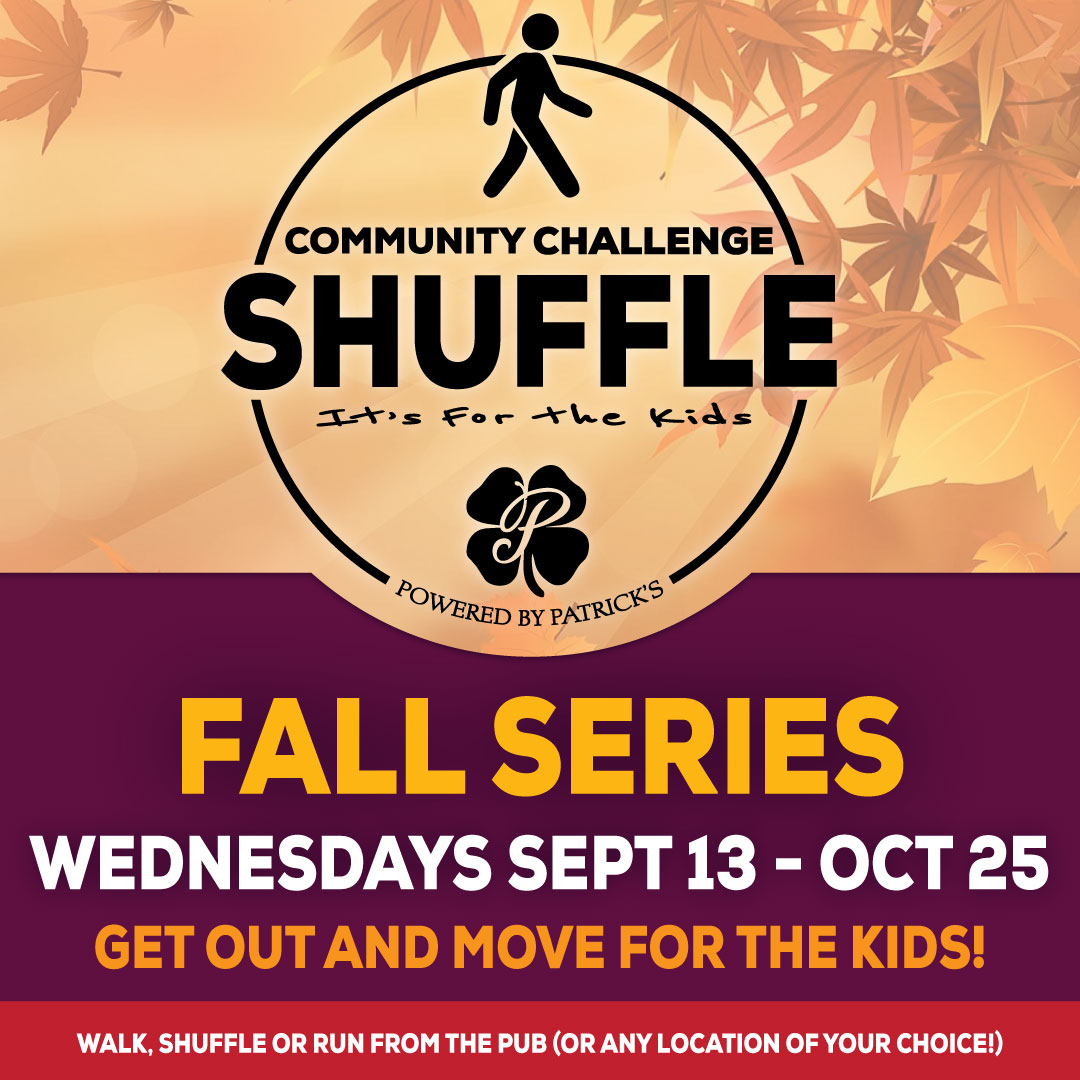 Come join and support GLRCA by attending the Community Challenge Shuffle: Fall Series starting on Sept. 13th at Patrick’s Pub & Eatery. 

#GLRCA #ChildrensAuction #LakesRegionNH #ItsForTheKids #CommunityChallenge #Shuffle #GilfordNH #PatricksPubNH #LocalNHEvents
