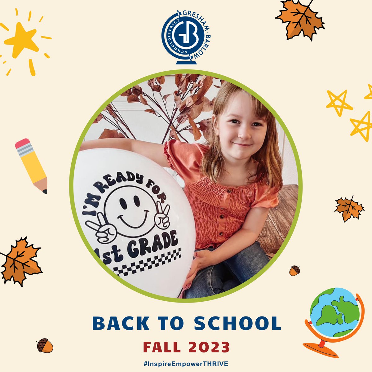 greshamschools's tweet photo. 📸 A BIG thank you to all the GBSD families for sharing these adorable first day of school photos! 😊 We're thrilled to see your little ones thriving in their first week back at school. 📚🍎 #InspireEmpowerTHRIVE 🌟 https://t.co/j4V5S6qXQD