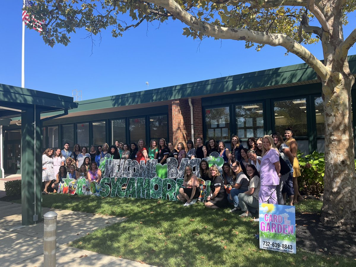 Sycamore Drive Staff can't wait for the first day of school tomorrow! 💚💚💚💚💚💚💚💚