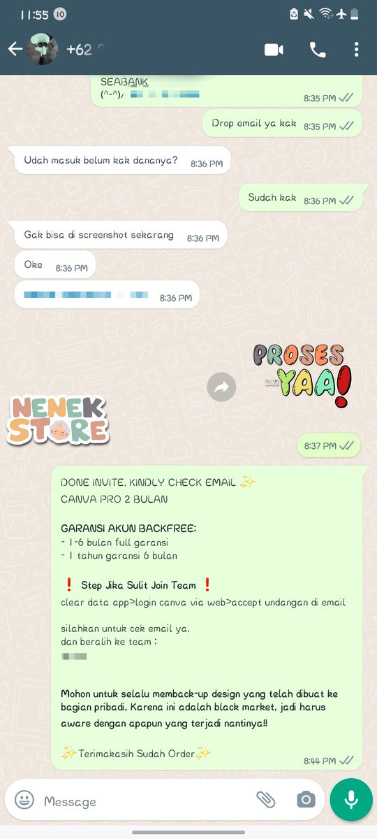 testinenekstore's tweet photo. ✦25

App prem Canva

#testinenekstore ⸙ @nenekstore https://t.co/qrg3NuonMa