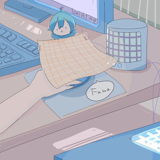 私の絵は基本顔が丸い 