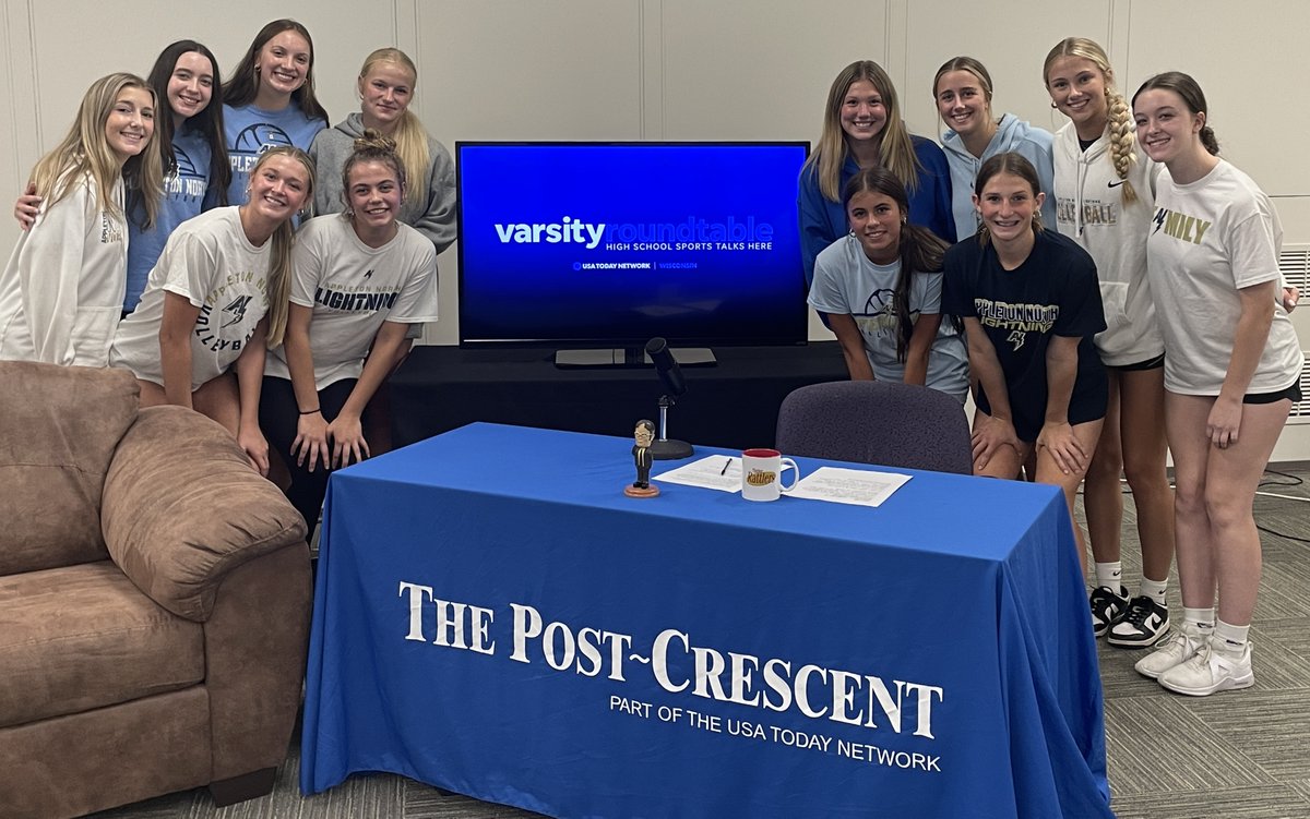 Big thank you to @anorth_vb for appearing on the premiere of the 15th season of the Varsity Roundtable! Watch a replay here ---> postcrescent.com/story/sports/h…