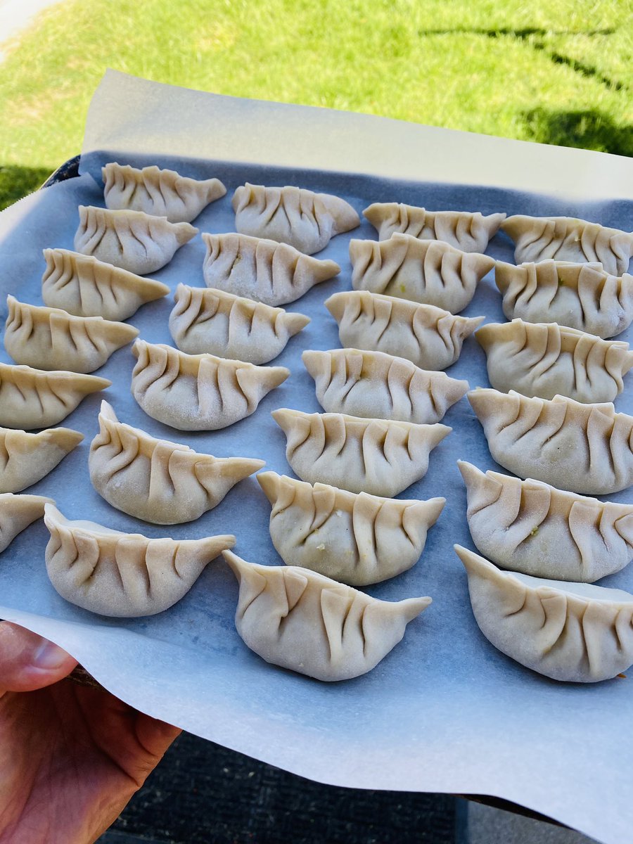 cyndeezy's tweet image. Spent the whole afternoon making potstickers from scratch! Including the wrappers because no one had any in stock. Fricken labor of love! 

#homemade #potstickers #Foodie #yum #delicious