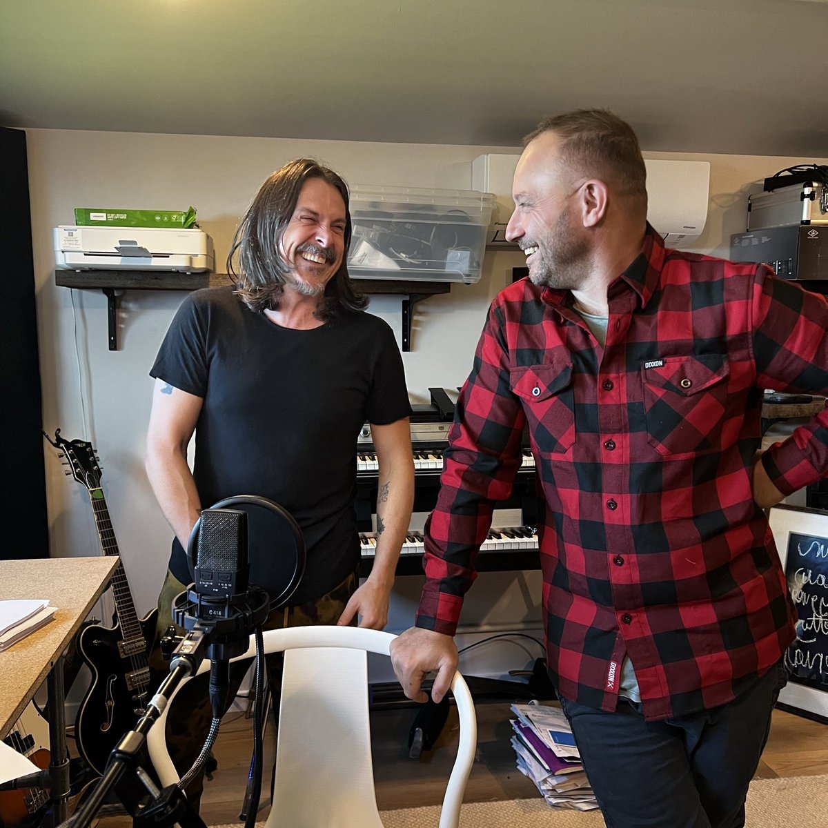 Ben Gillies & Chris Joannou have been in the studio recording the Love & Pain audiobook. ⁠ ⁠ Love & Pain publishes on September⁠ 27! Pre-order now: bit.ly/3pqFDlu ⁠ @bengillies888⁠ #ChrisJoannou #LoveAndPain