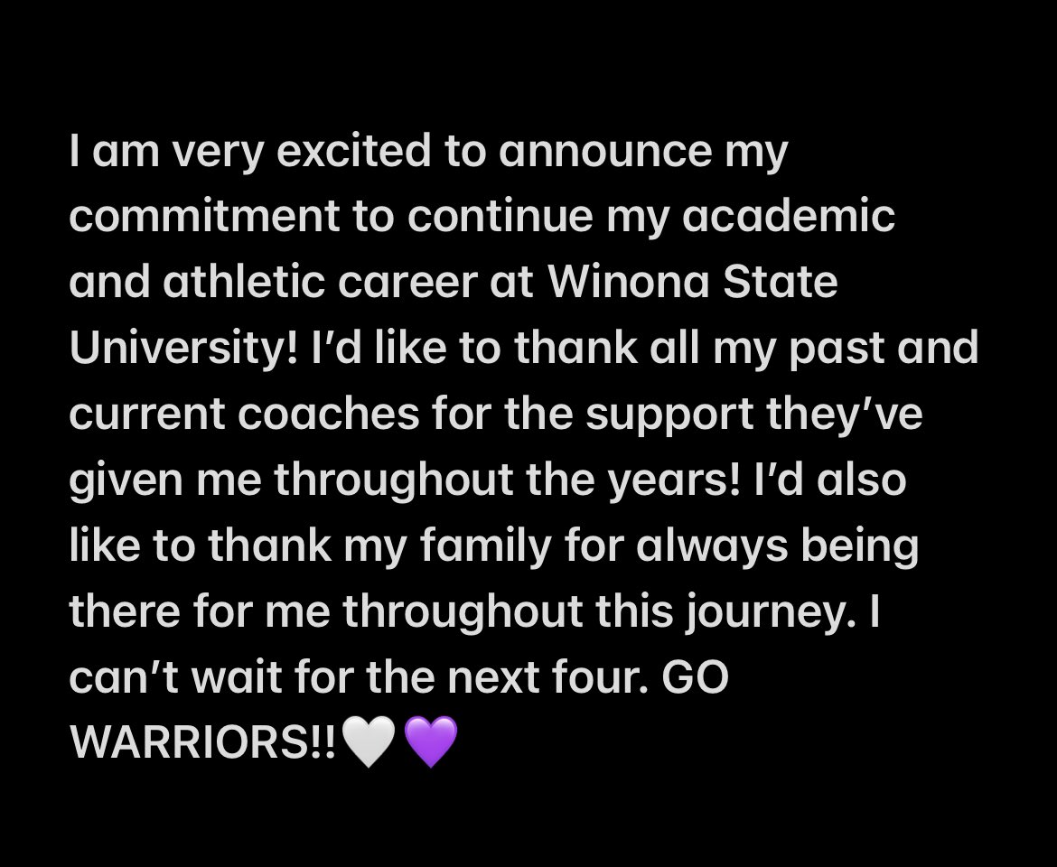 VERBAL COMMIT ALERT!  Iowa Premier National 2024 C &amp; Wisconsin HS All State <a href="/jenna_james15/">Jenna James</a> accepts an offer verbals to D2 Traditional power <a href="/WinonaStateSB/">WinonaState Softball</a>! Coach Jones gets one of the Top catchers from the Northern Plains! CONGRATS JENNA! IPF NATION IS VERY PROUD OF U! #IPFLIFE