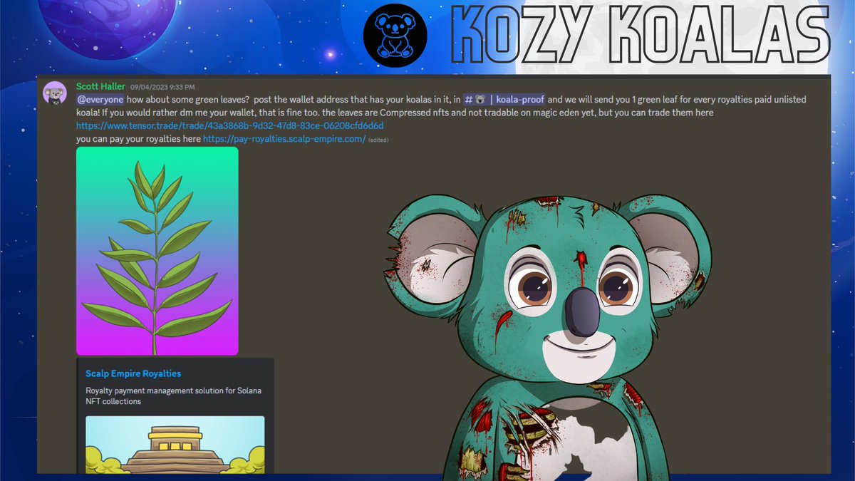 Ready for leaves? post proof and we will drop em!