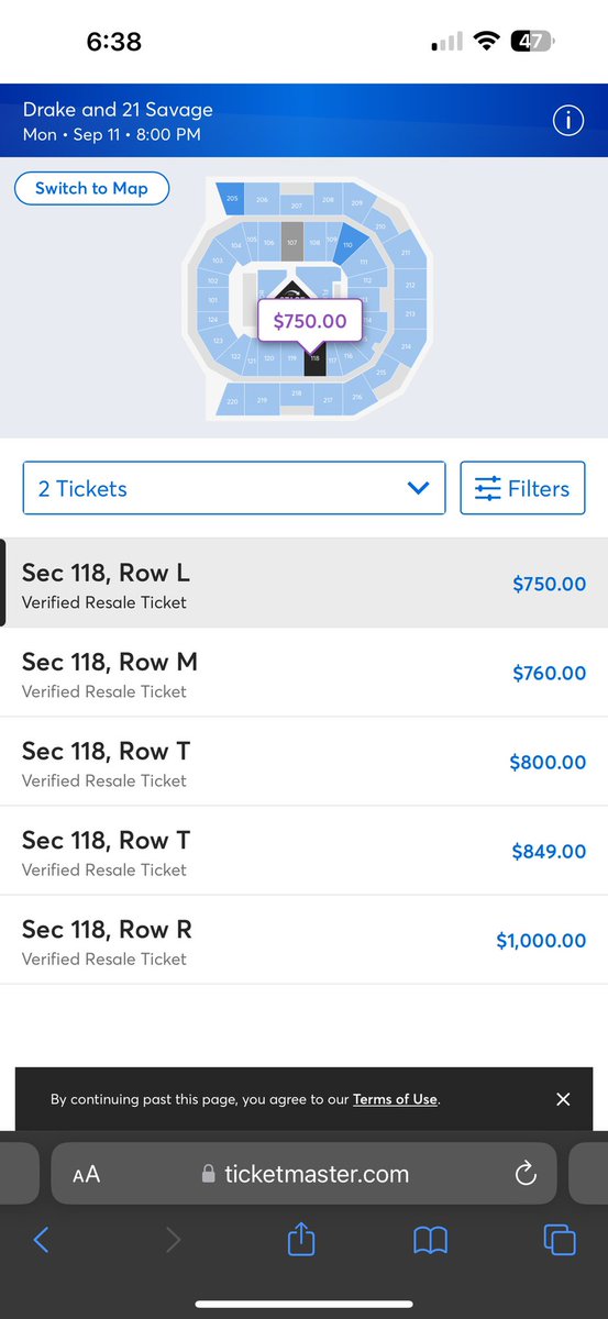 I have a pair of Drake x 21 Savage tickets for the Monday (9/11) show in Austin, Tx.  at the Moody. 

Currently going for $750.00 + taxes and fees 

Asking $700.00 each OBO 

#Drake #21Savage #Austin #Moody