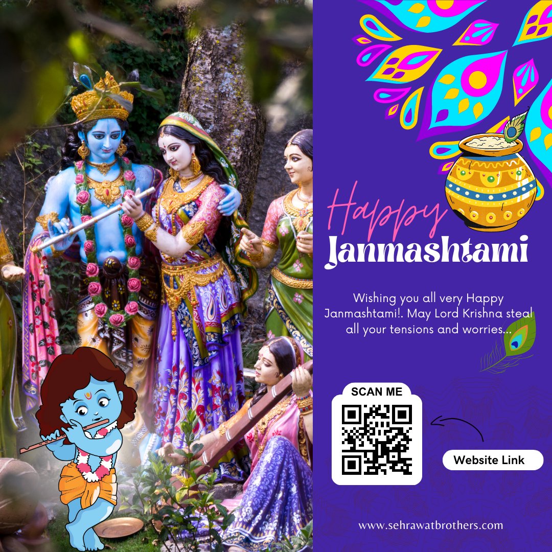 MyPanels's tweet image. 🌙 Nurturing Spirituality: As we celebrate Janmashtami, may Lord Krishna's teachings inspire us to lead a life of love, compassion, and righteousness. 🕉️📜 #Janmashtami #SpiritualInspiration #KrishnaTeachings