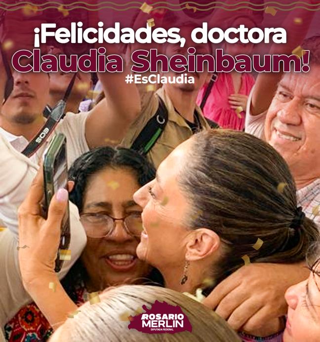 Tenemos Coordinadora.
#ClaudiaCoordinadora
#TiempoDeMujeres
#EsClaudia