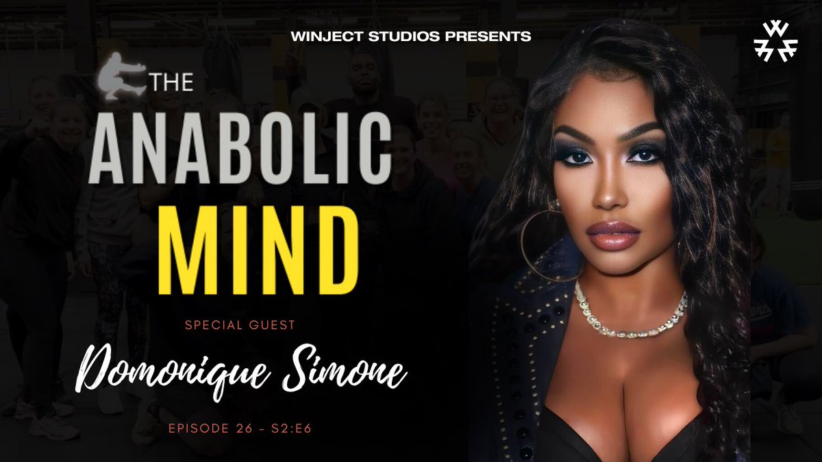 Domonique777's tweet image. &quot;Excited to heat up the first week of Sept as a guest on &apos;The Anabolic Mind&apos; with @TheMarkJenkins, powered by @winjectstudios! 🎙️🍁 Talking my book #AStarIsPorn and how we&apos;re keeping it hot 🔥 
Tune in to S2:E6! 
youtube.com/watch?v=7bL2bW…
#DomoniqueSimone #WinjectStudios
