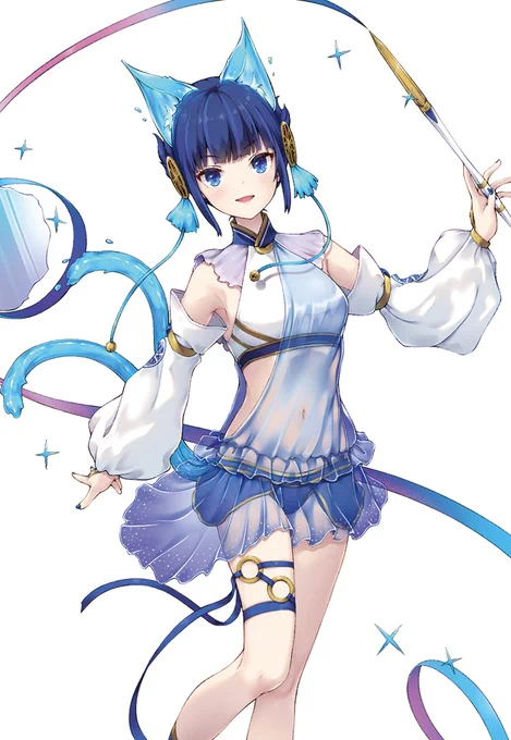 #OCGファンアート 鏡の御巫ニニ 