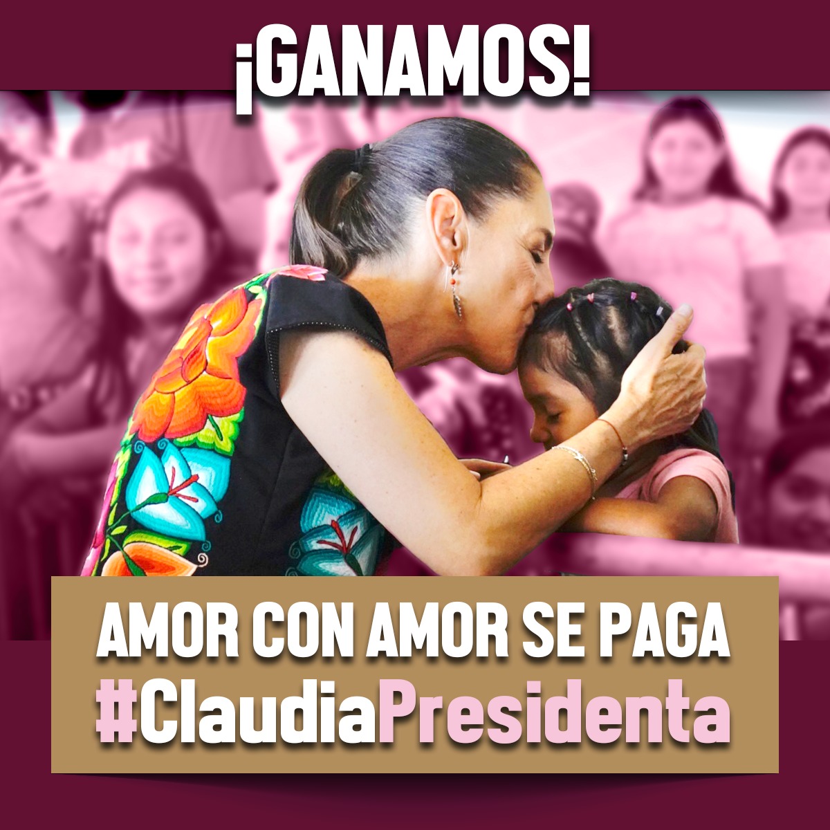 ArmyLilLil's tweet photo. Claudia representa la esencia de nuestro movimiento. 💫❤️ #ClaudiaPresidenta #MORENA https://t.co/tNUP0z4MYT