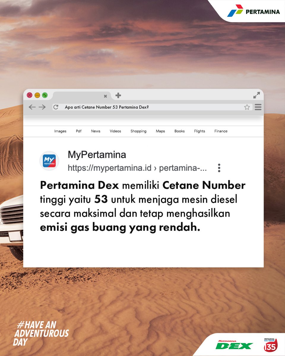 DexSeriesID's tweet photo. Yuk coba cari tahu #DexFriends!
#PertaminaDex andalan yang tepat untuk mobil diesel-mu lebih powerful dengan kandungannya yang sudah memiliki cetane number 53.
#HaveAnAdventurousDay #DurableEngineExtremePerformance #DieselHematBertenaga #MyPertaminaSayangPelanggan https://t.co/M3TH99KIyj